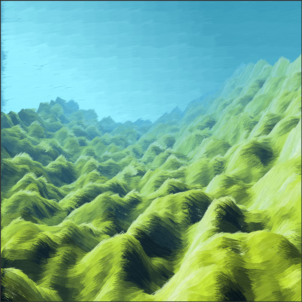 Lush Fields #112 static NFT preview