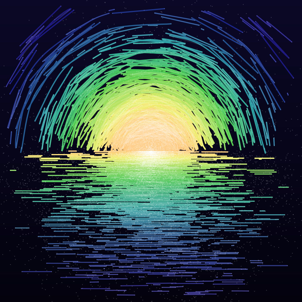 When Light Meets Water #72 static NFT preview