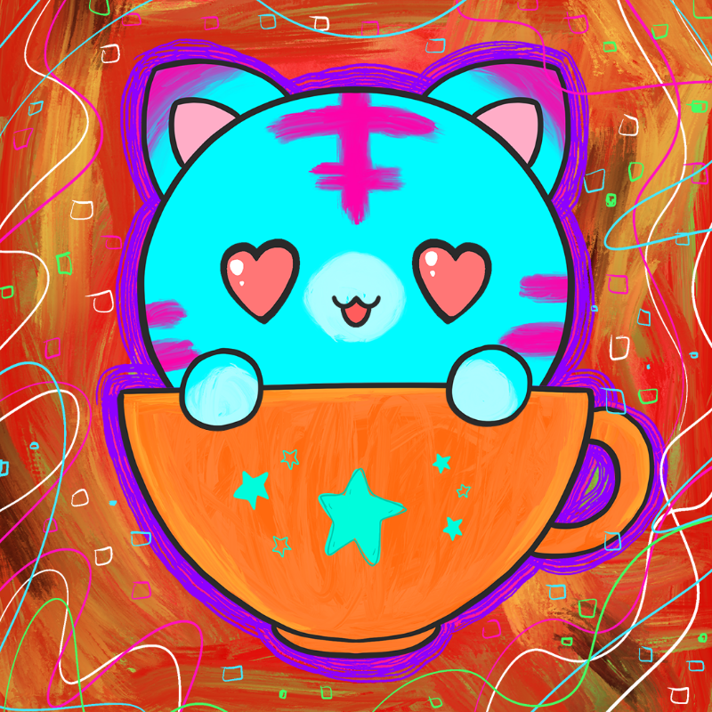 Cupkitties #47 static token preview