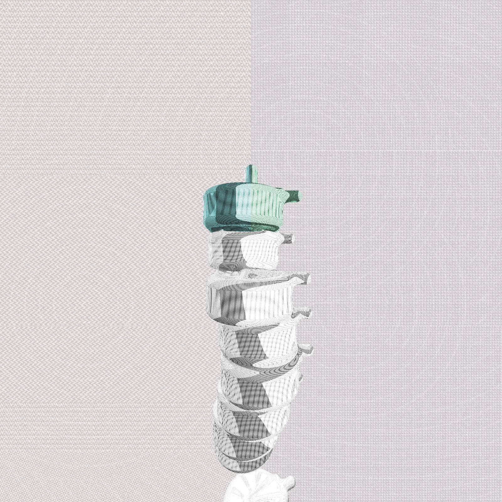 Long, Thin, Tubular Structure #77 static NFT preview
