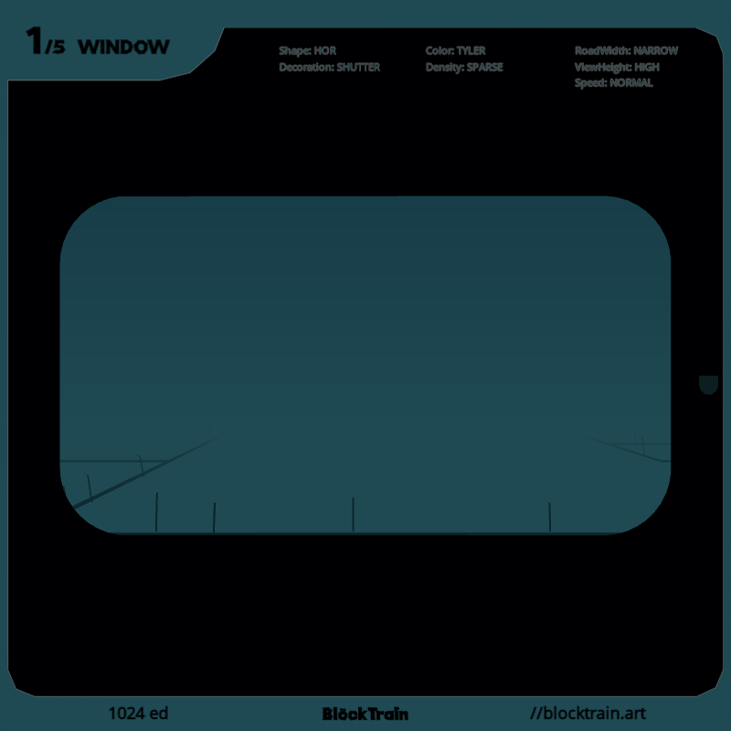 BlockTrain Window #227 static NFT preview