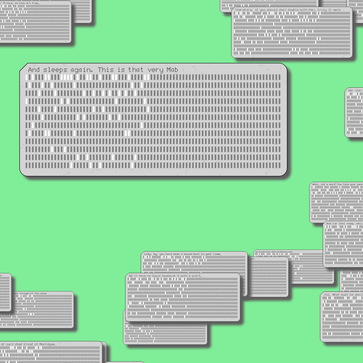 Romeo and Juliet on Punched Cards (Free) #119 static token preview