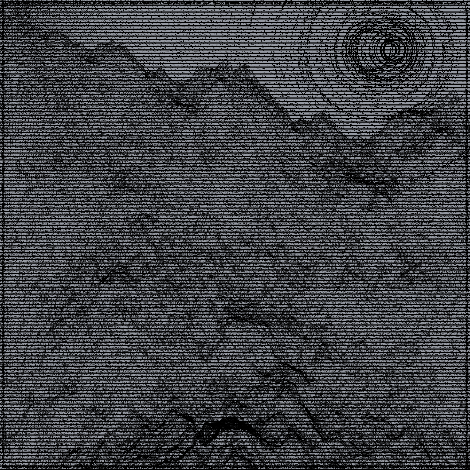 Surreal classic generative landscape #39 static NFT preview