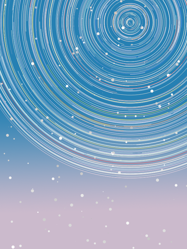 Starry Trail #87 static NFT preview