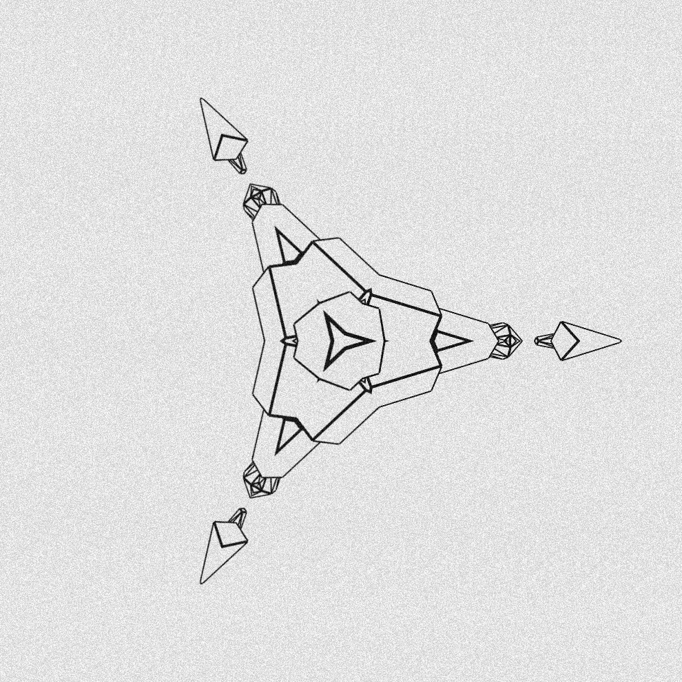 Monochrome Kaleido #177 static token preview