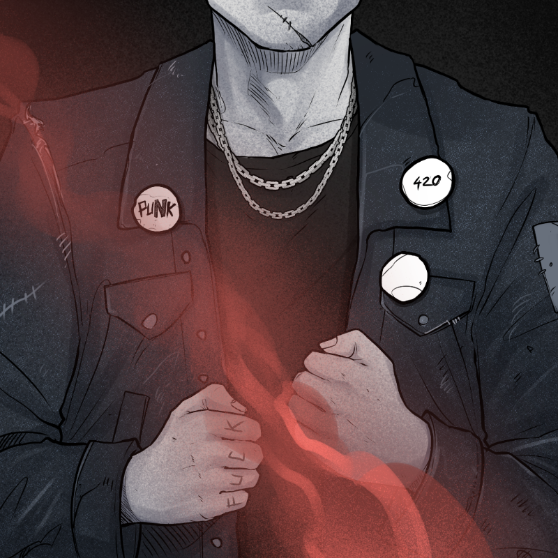 PUNX NOT DEAD #613 static token preview