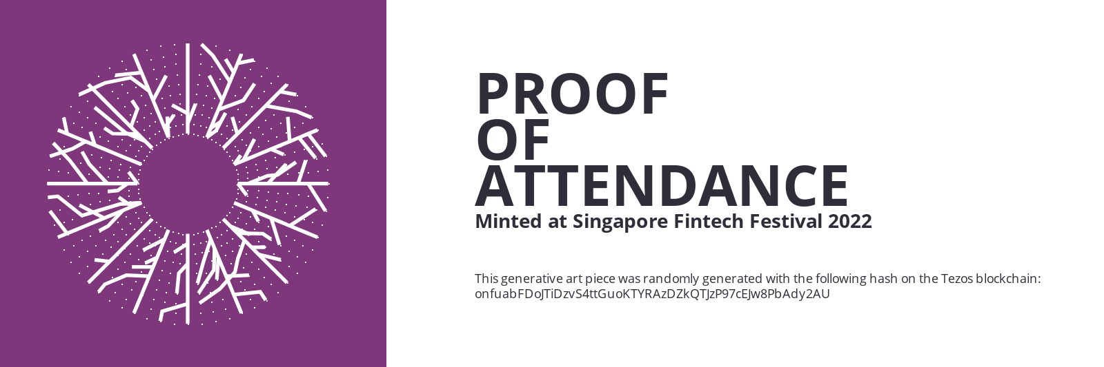 SFF2022 Proof of Attendance Token #1690 static token preview