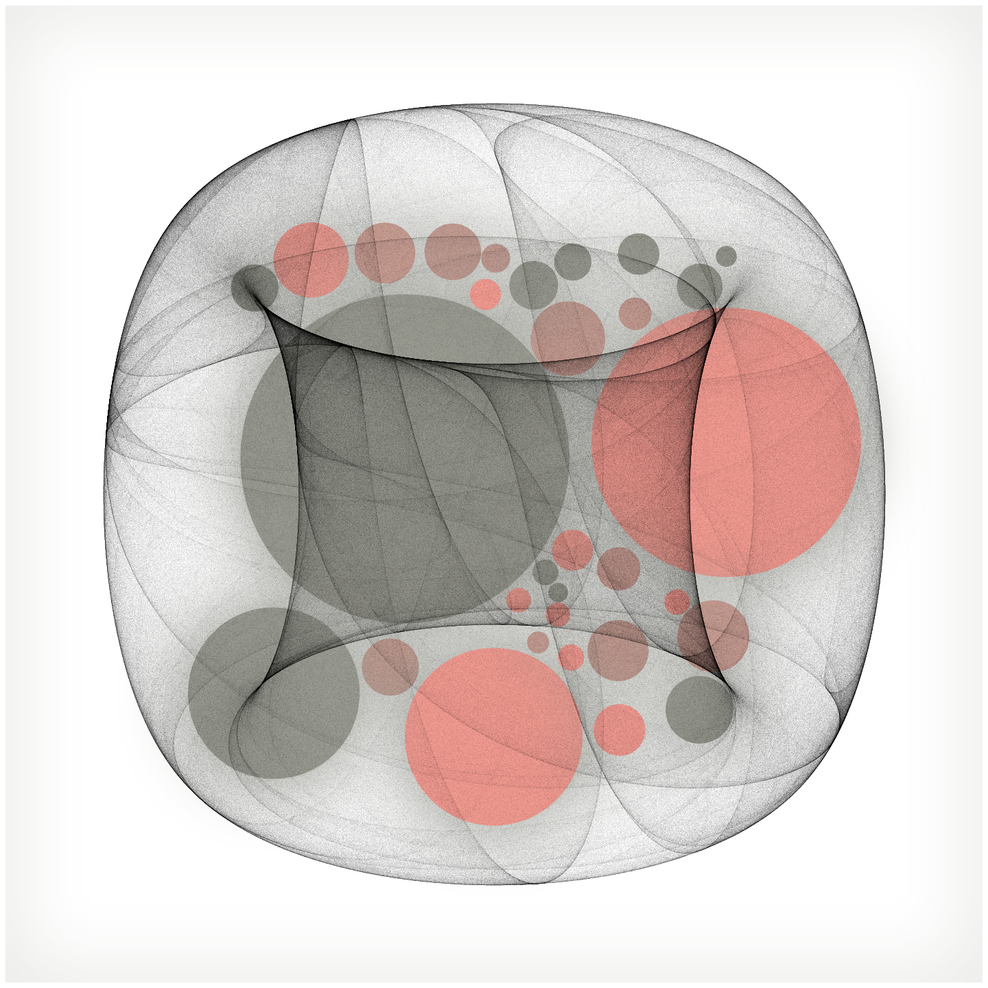 Attractors and Circles #39 static NFT preview