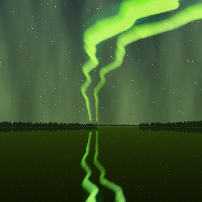 Aurora Borealis #117 static token preview