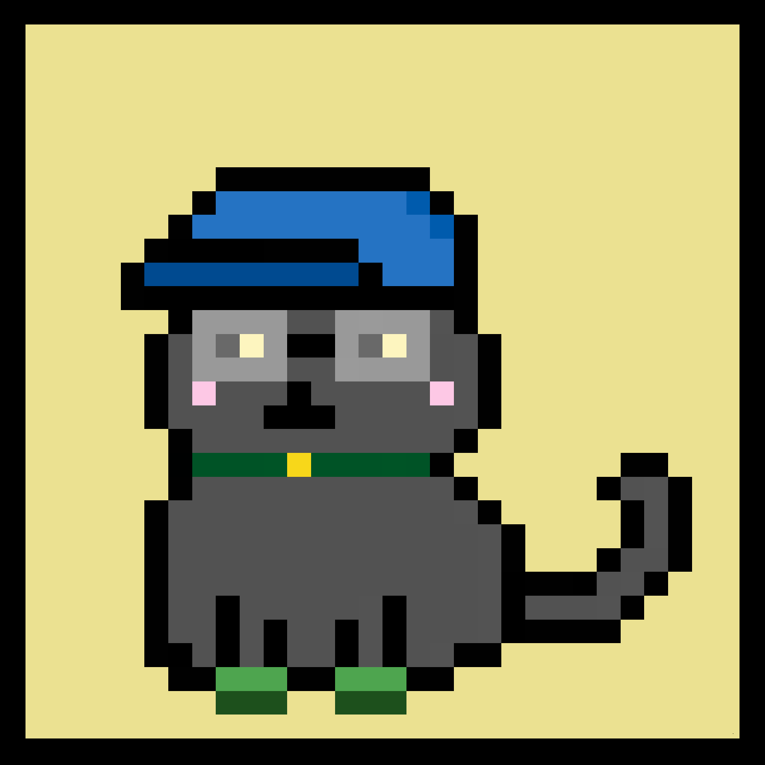 Lazy Kitties #1960 static token preview