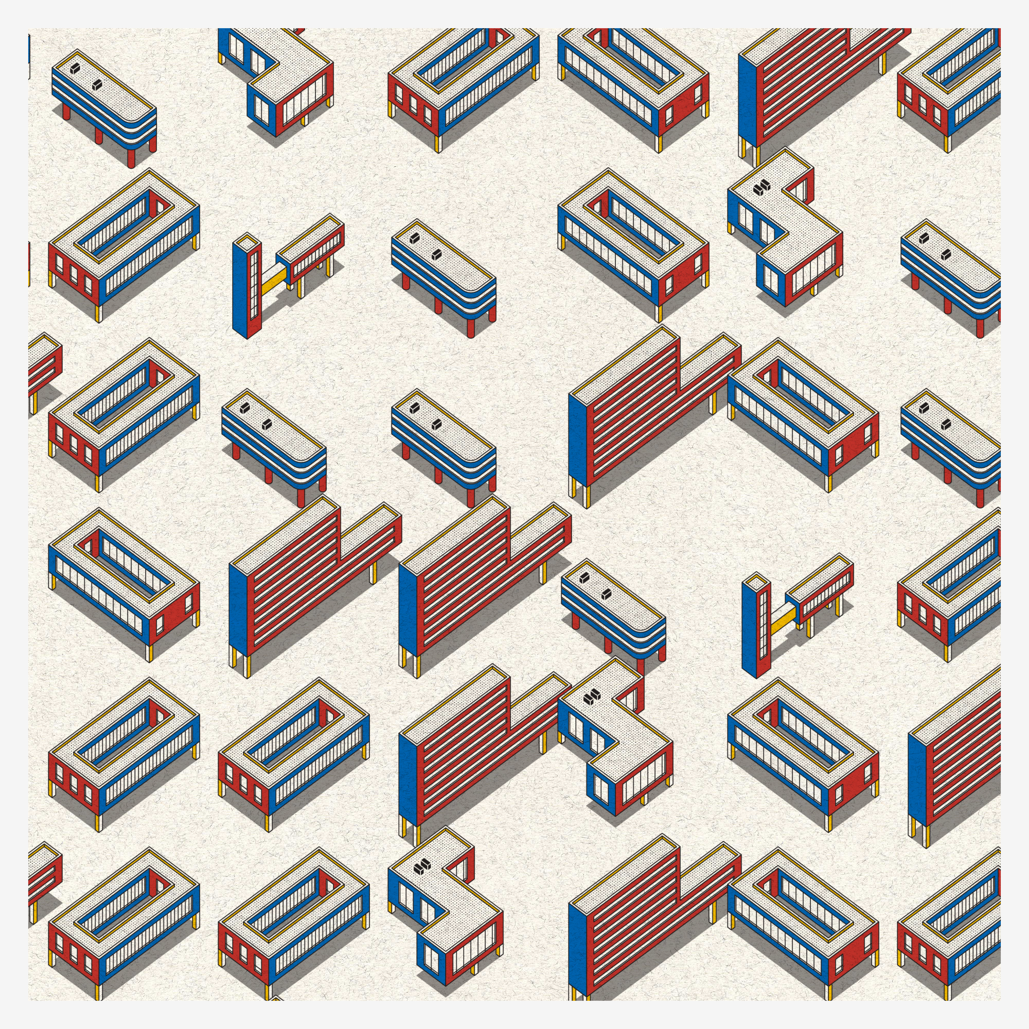 Bauhausstadt #153 static NFT preview