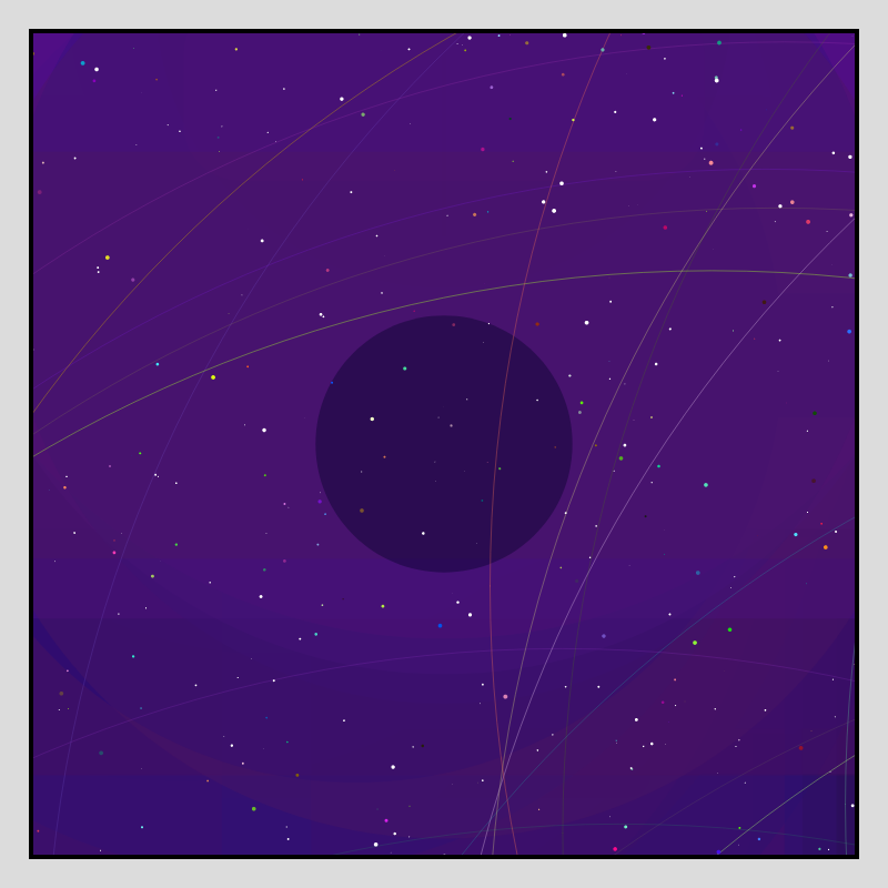 Color Field Starry B #61 static token preview