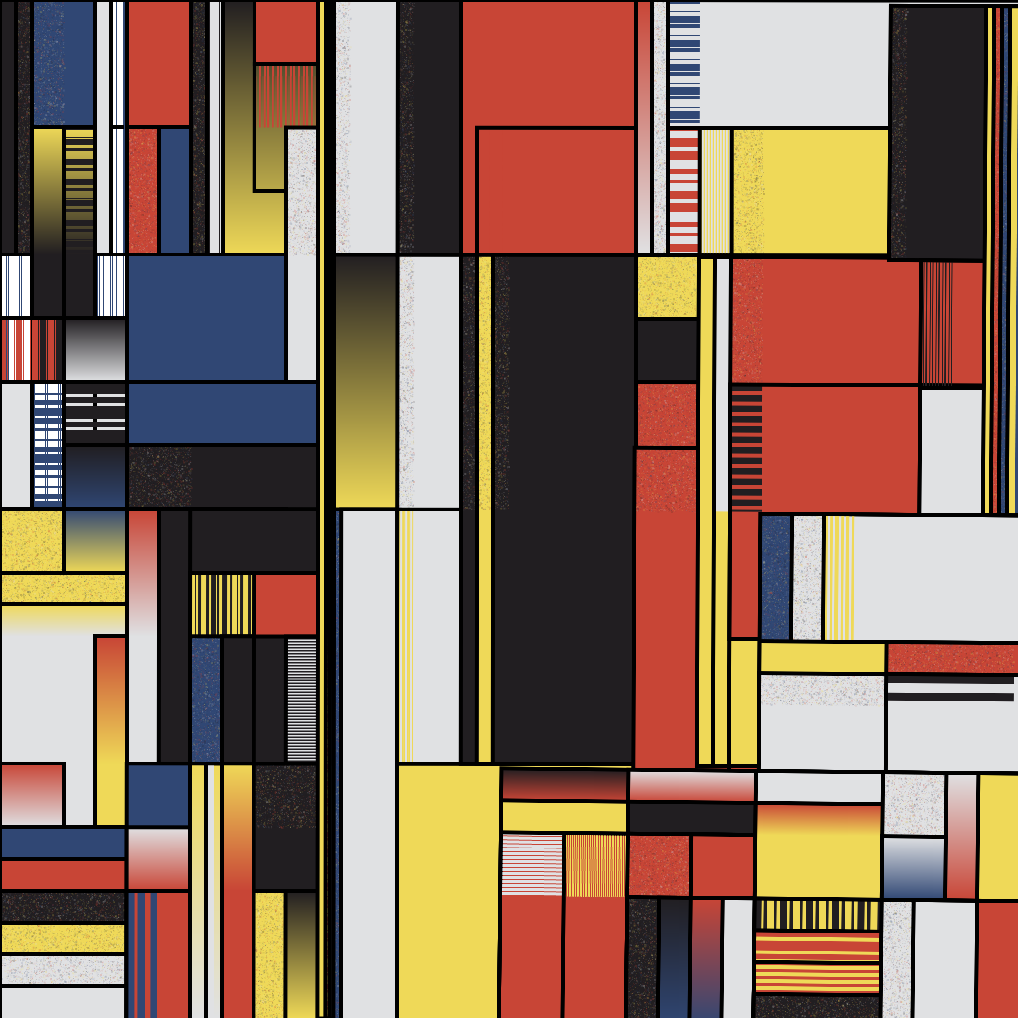 Agricultural Landscapes - Mondrian Edition #16 static NFT preview