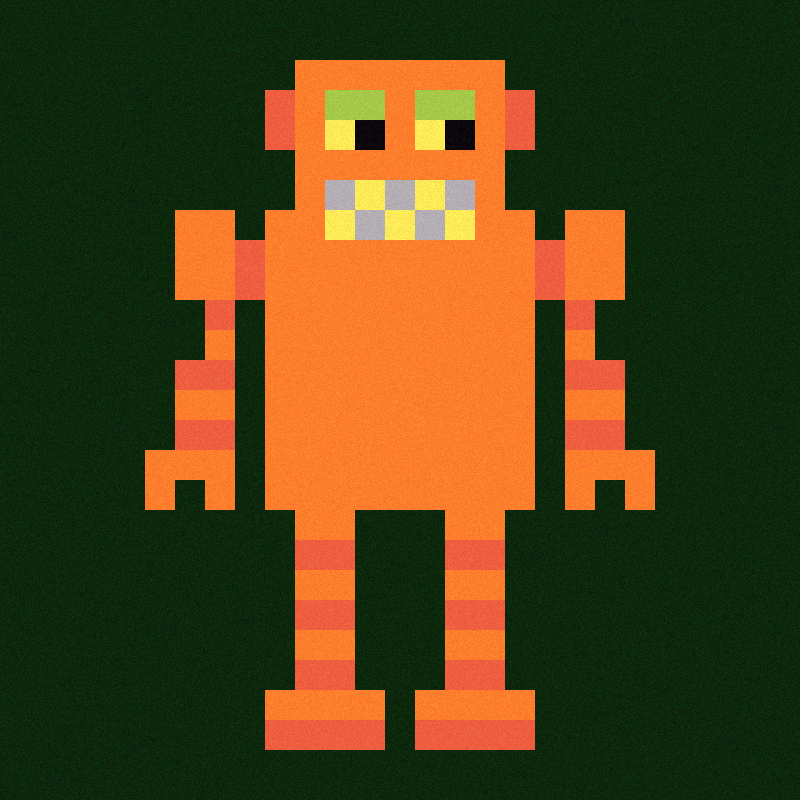 Pixelbots #67 static NFT preview