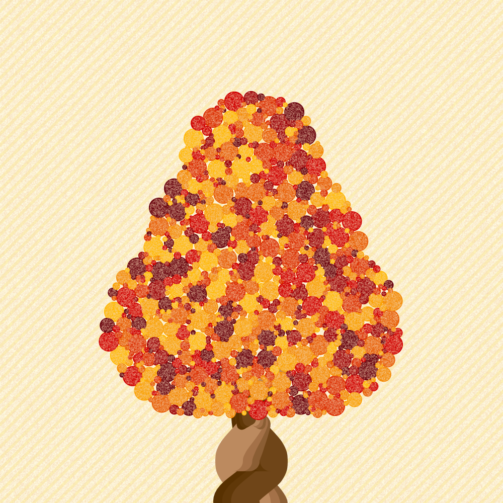 AUTUMN TREE #61 static token preview