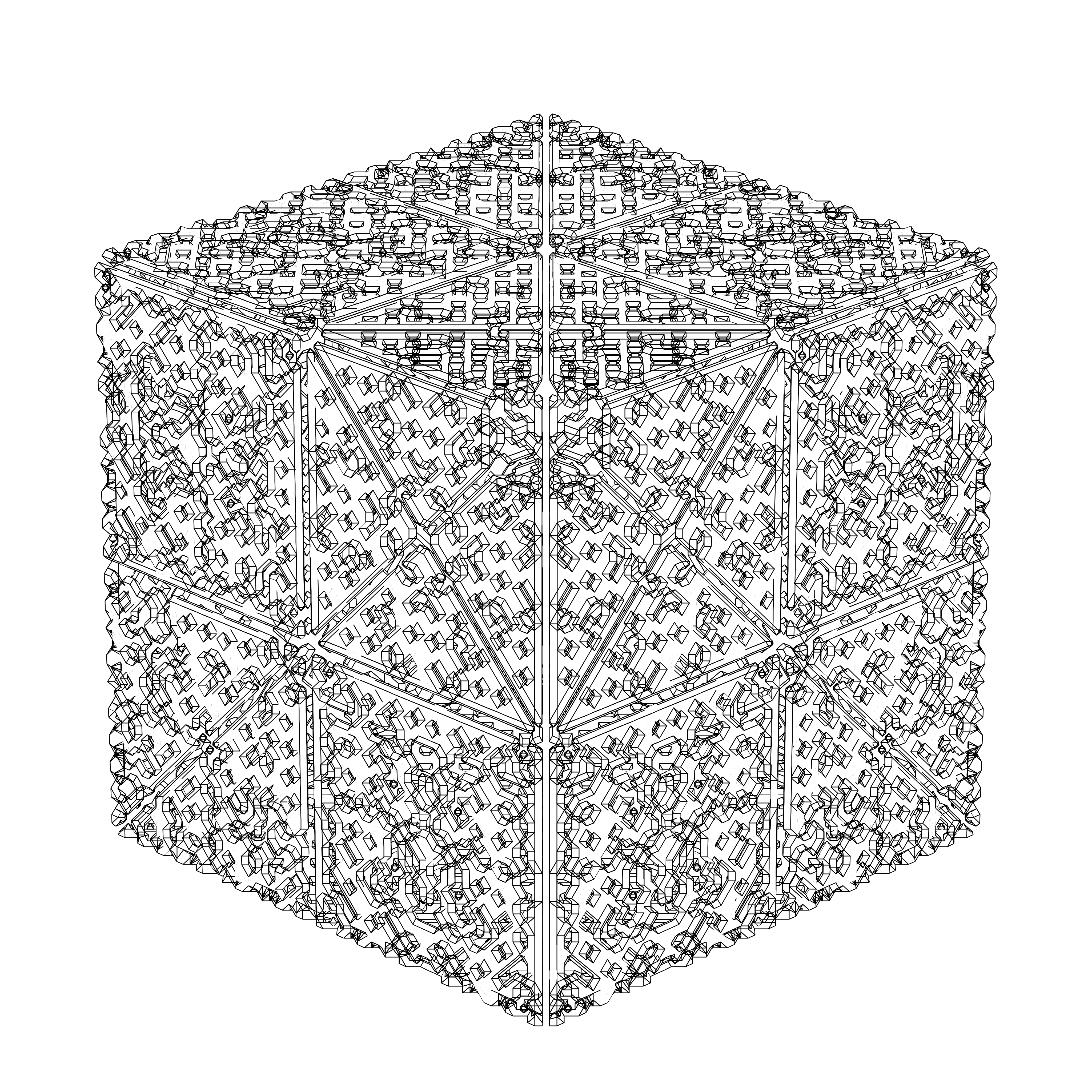 LL21 Alien Art Cube #711 static NFT preview