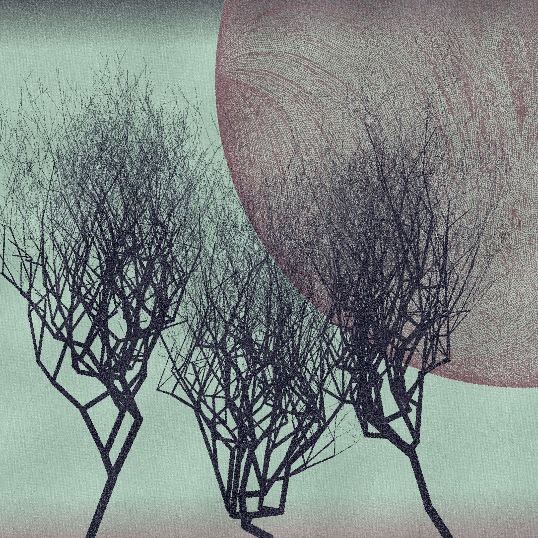 Three dead trees on earth #177 static token preview