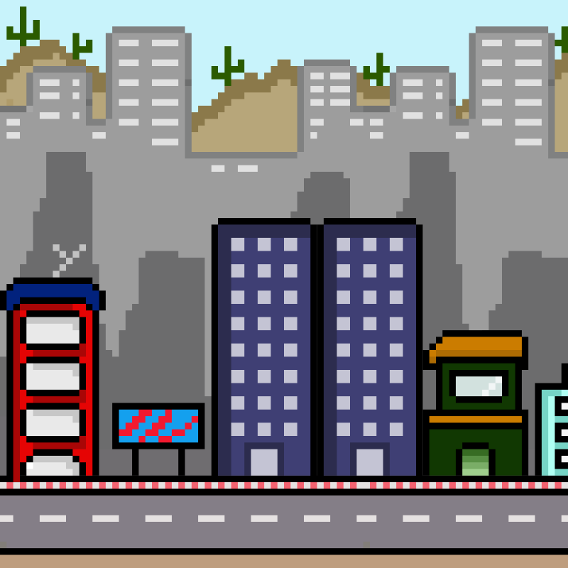 Lucas's City #1 static NFT preview