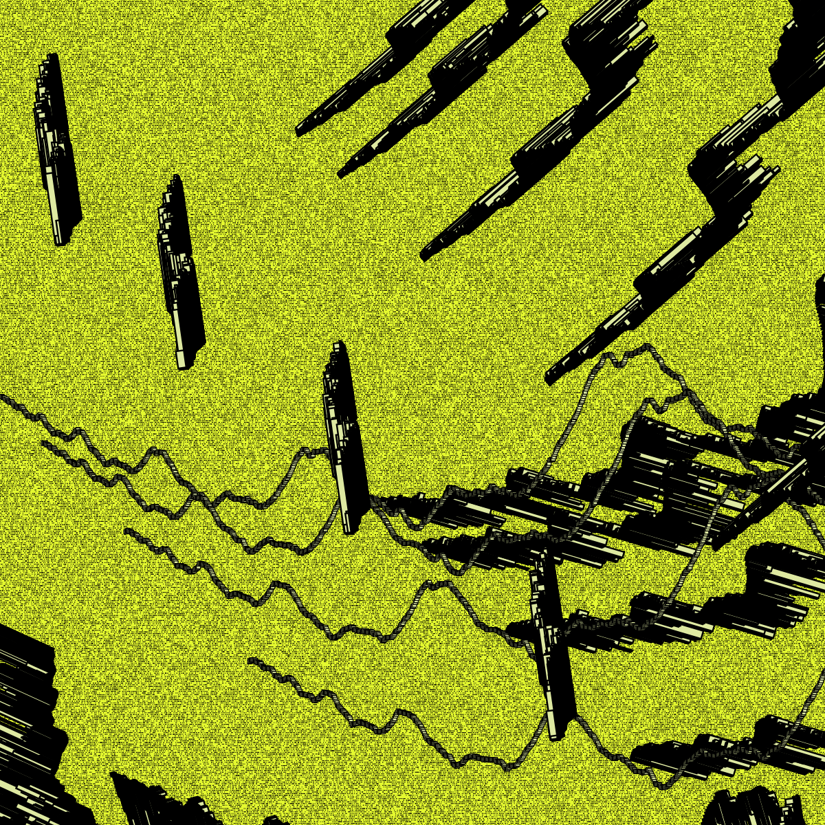 Walk with noise curve #168 static NFT preview