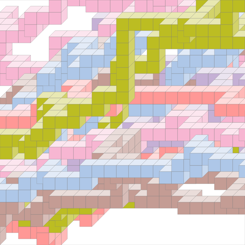 Cube City #150 static NFT preview