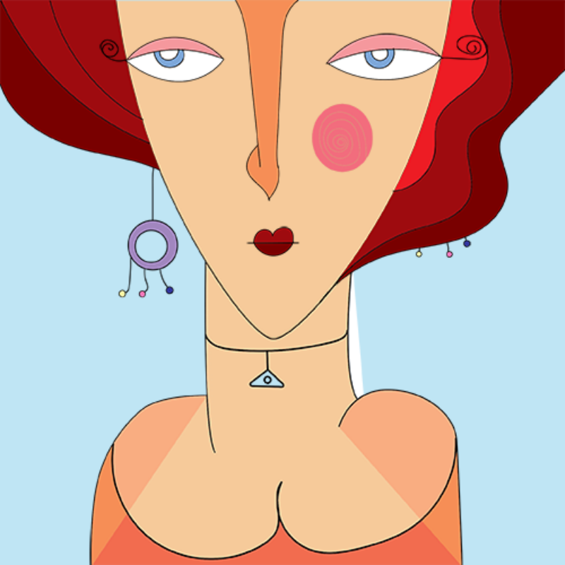Hashgirls #44 static NFT preview