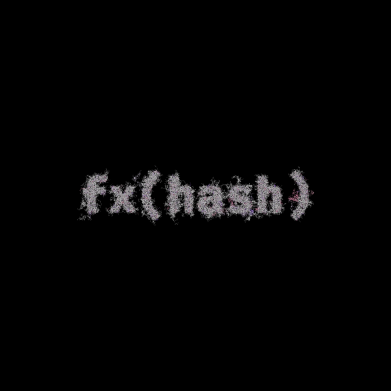FXHASH Generative Logo #328 static token preview