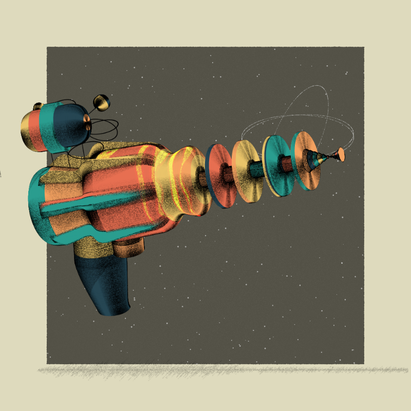 Galactic Pistol #121 static token preview