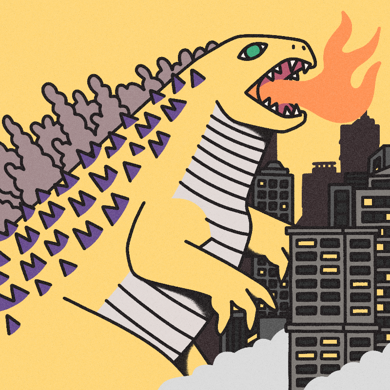 FX_ZILLA #33 static NFT preview