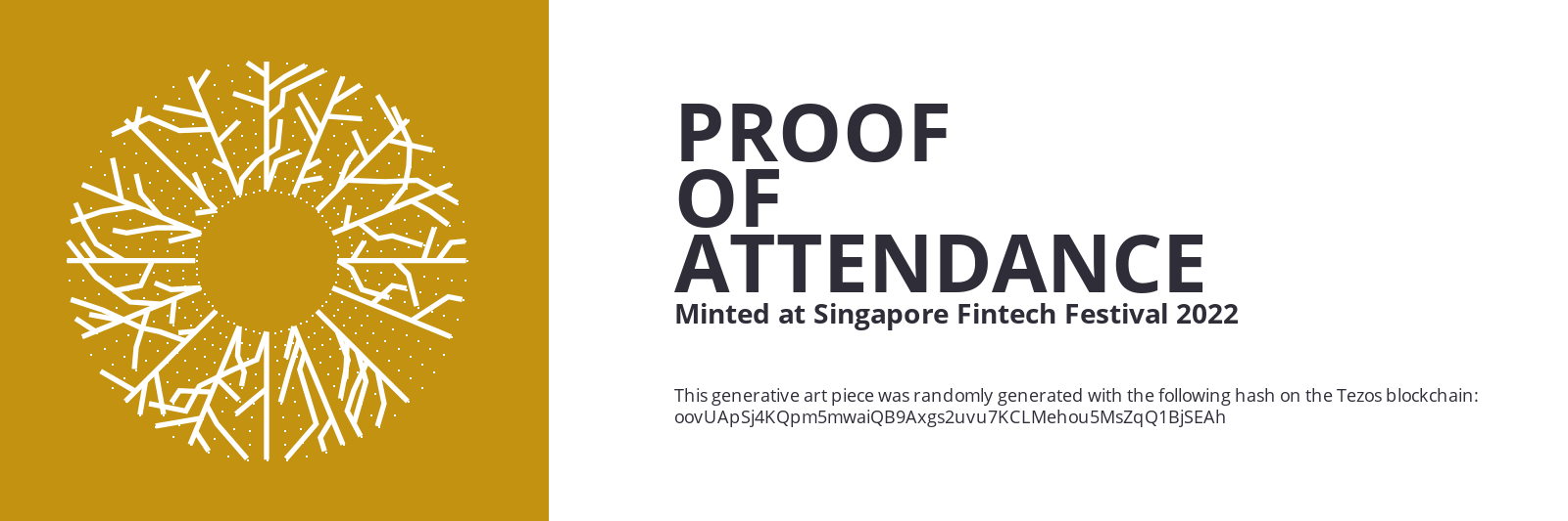 SFF2022 Proof of Attendance Token #1977 static token preview