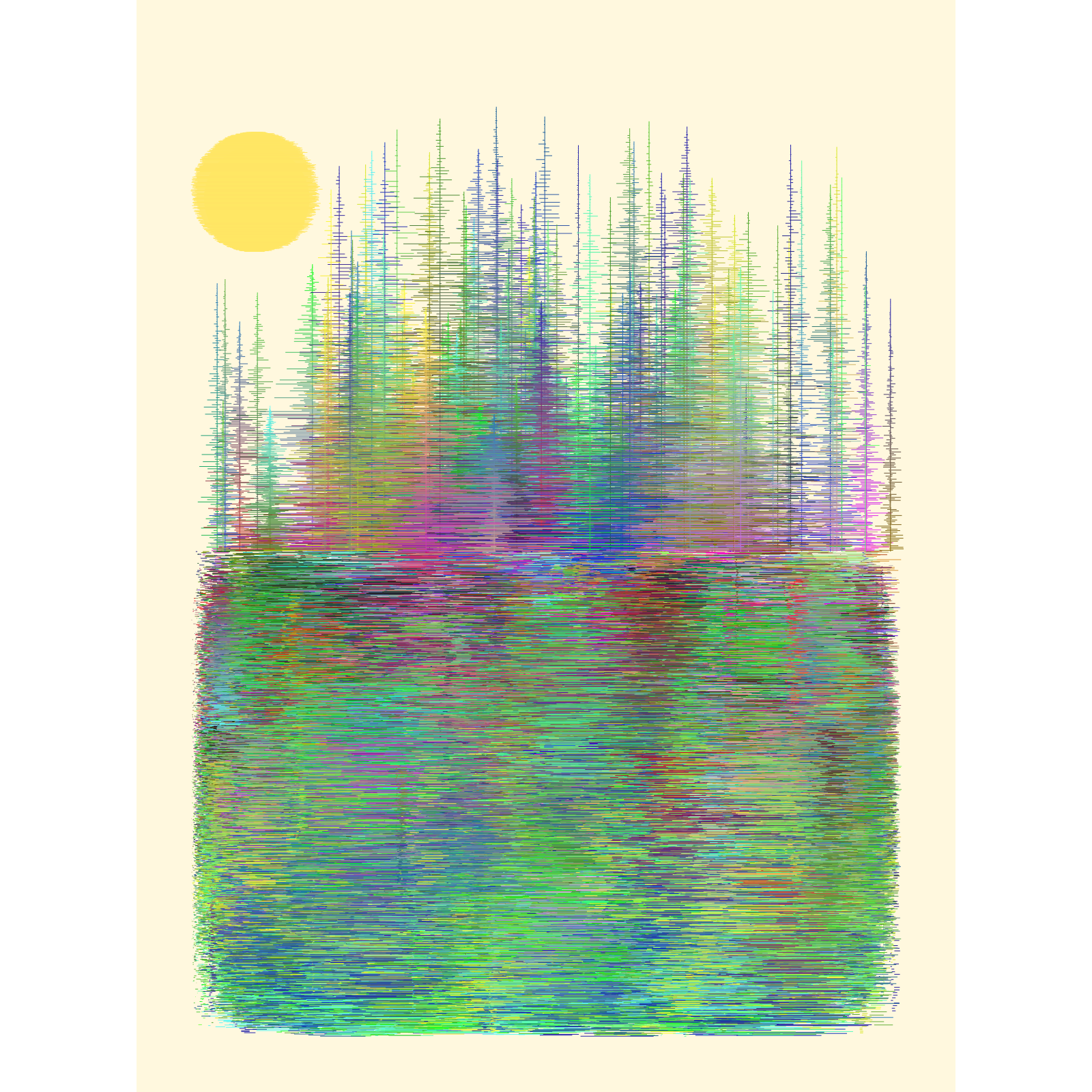 Gradient Lake #36 static NFT preview