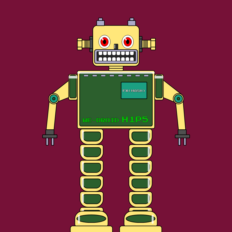 WE-DROIDs #92 static NFT preview