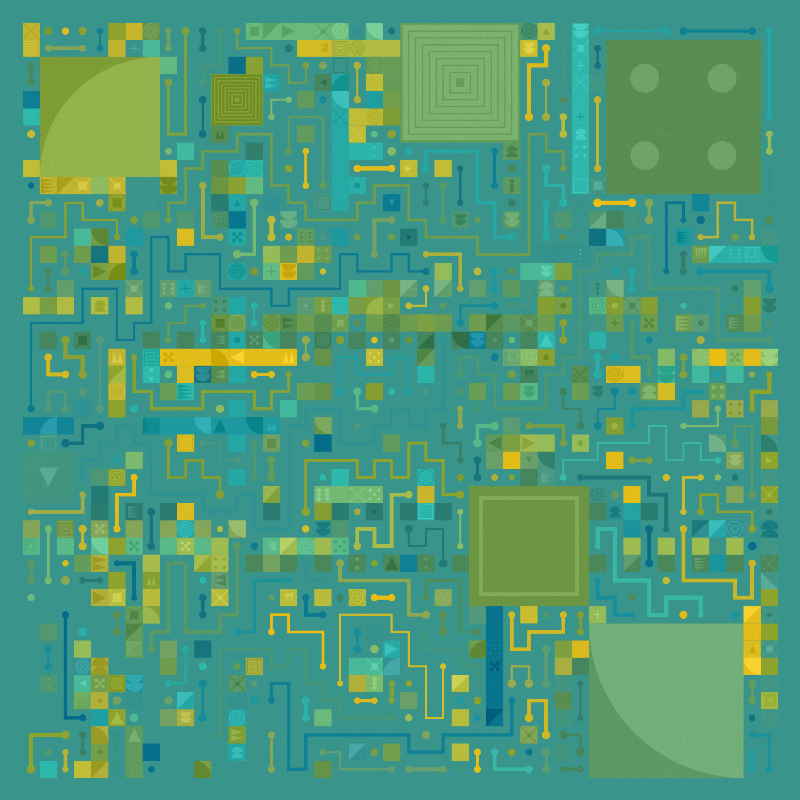 Scattered Pathways #35 static NFT preview
