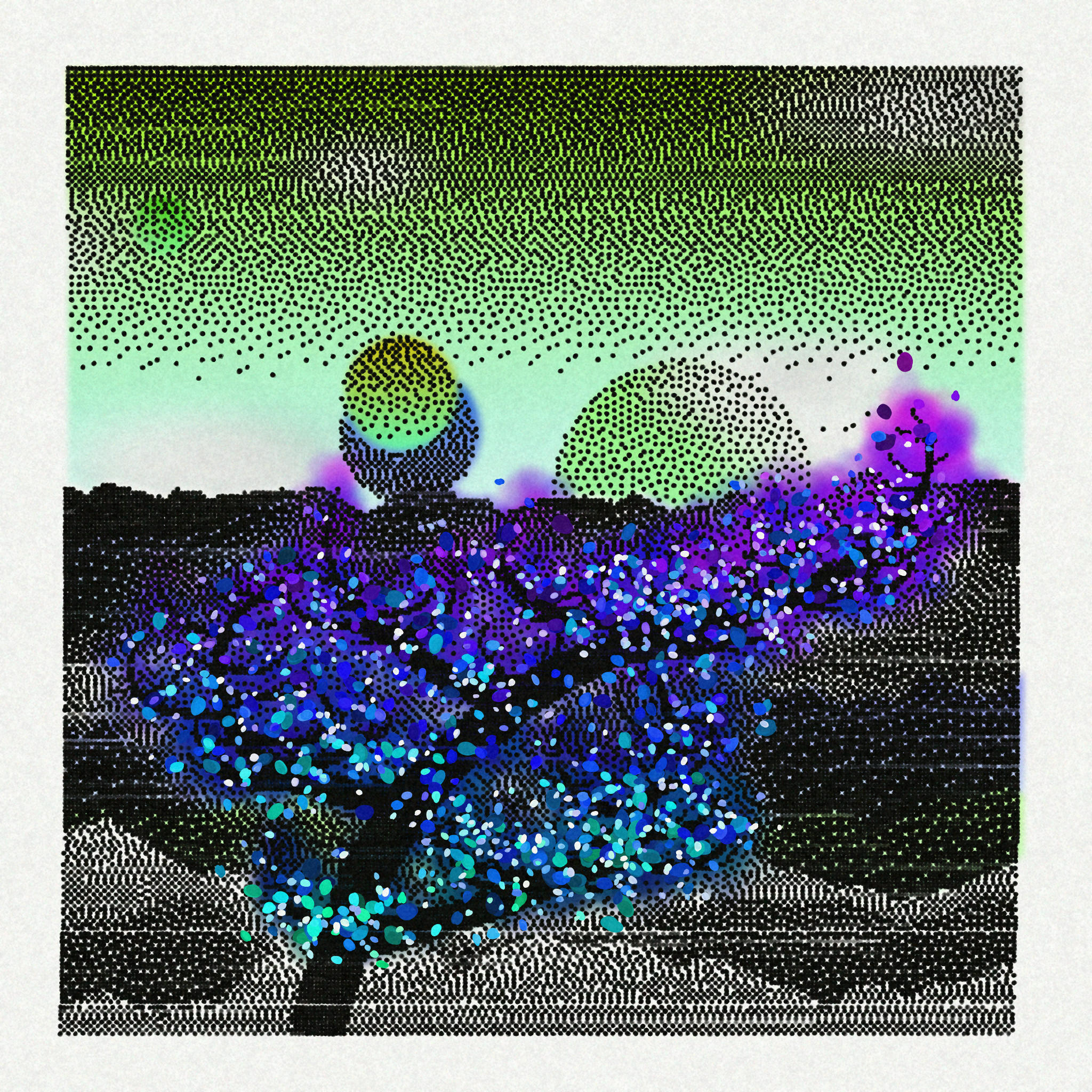 Dithered Branches #107 static token preview