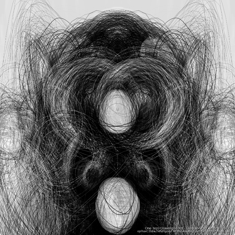 One Tezo Drawings #40 static token preview