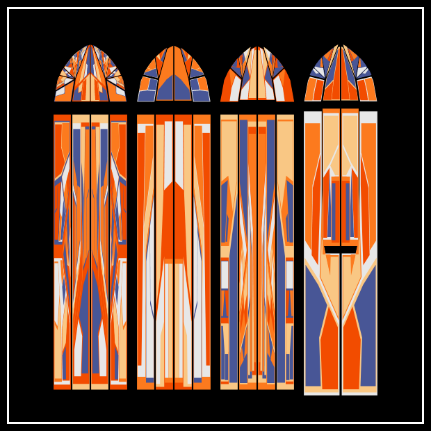 Stained glass #85 static NFT preview