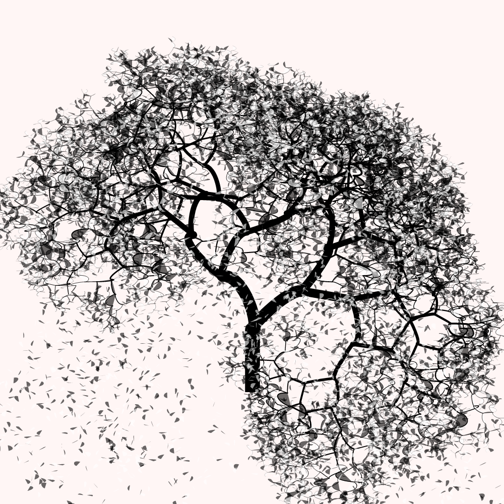 Bézier Bloom #29 static NFT preview