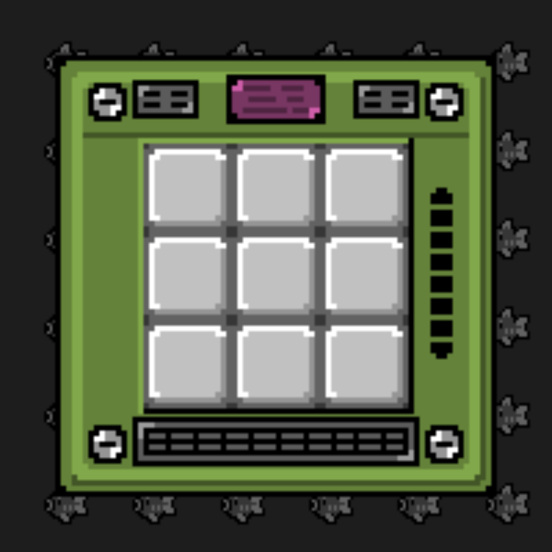 generated numpad drumpad #87 static token preview