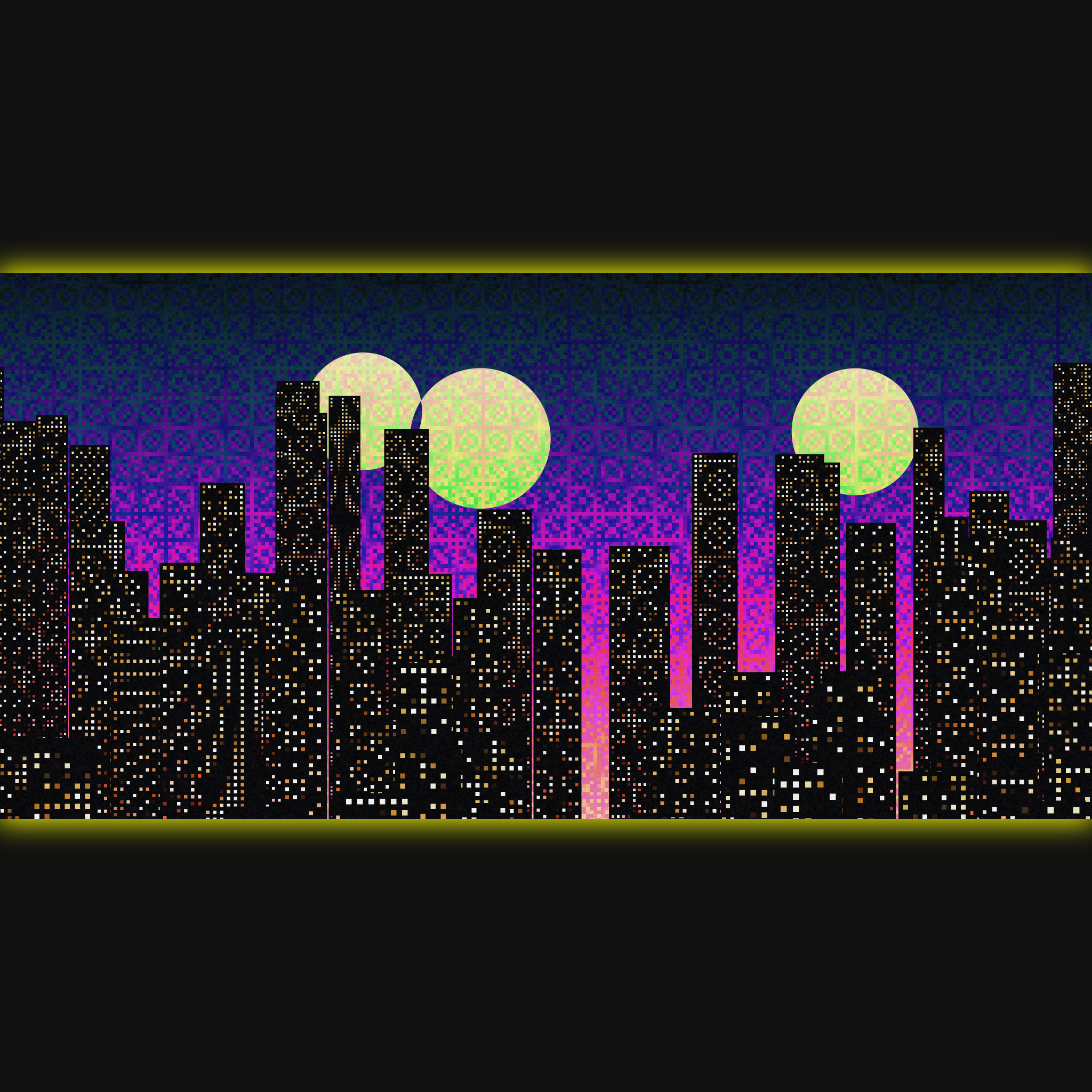 Byte City Night #50 static NFT preview