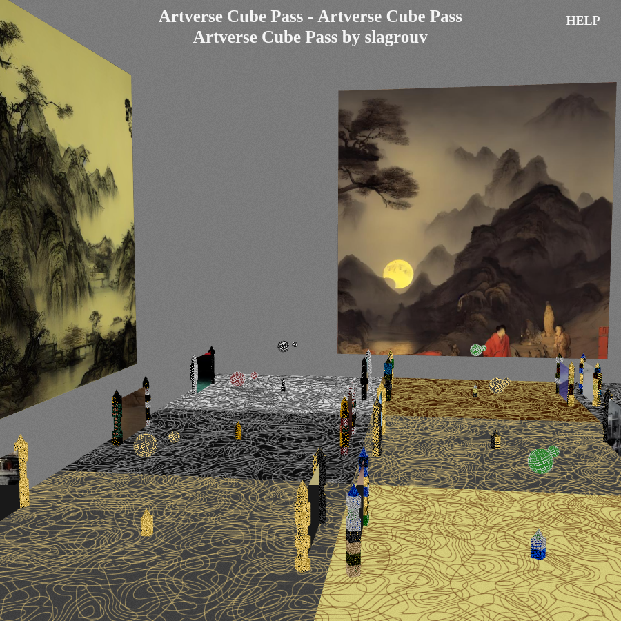 Artverse Cube Pass #44 static NFT preview