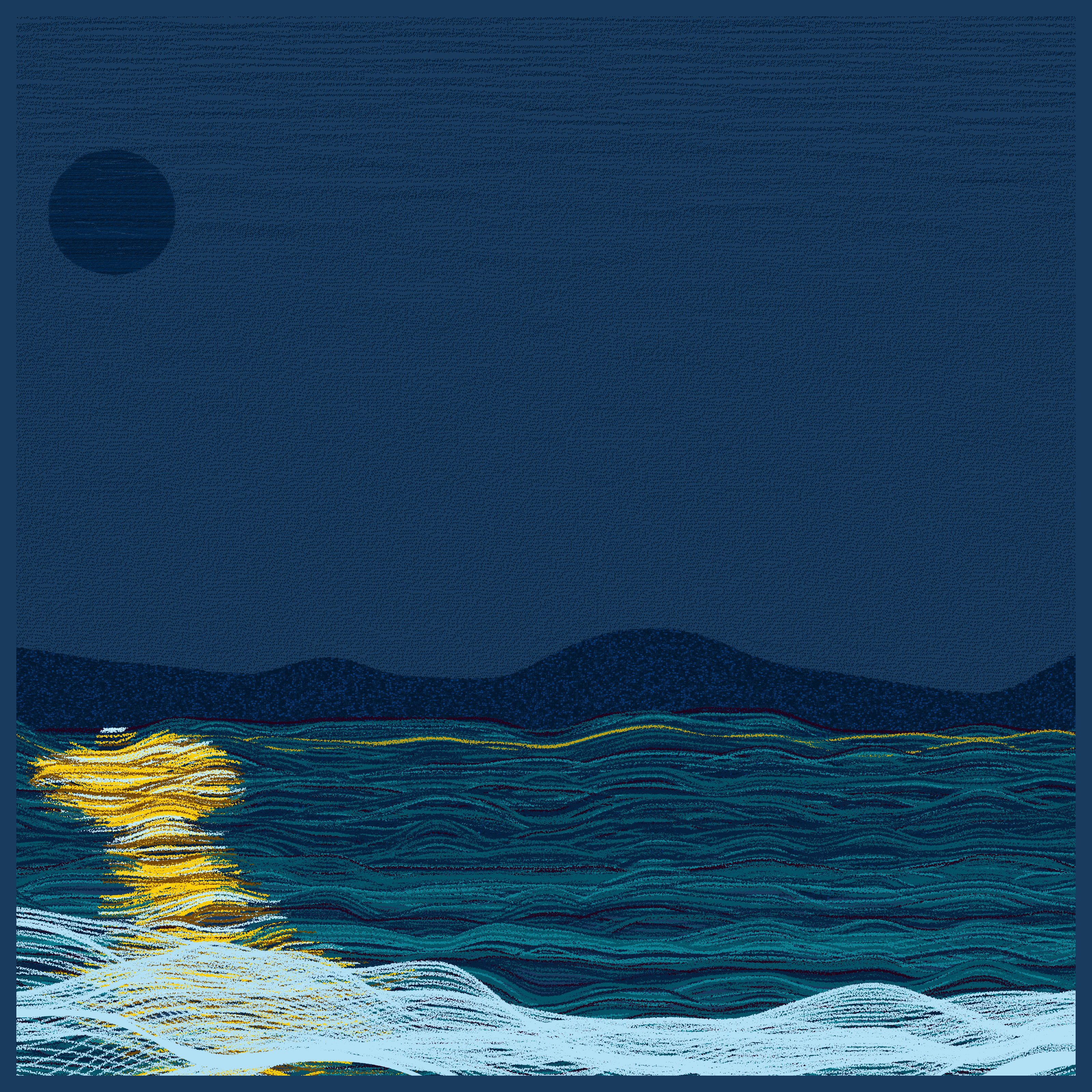 Moonlit Sea #235 static NFT preview