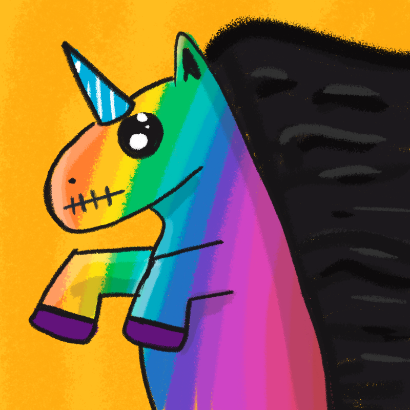 Peculiar unicornos #393 static token preview