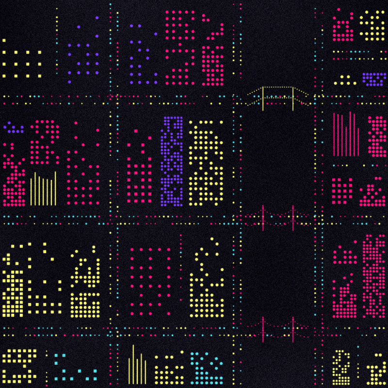 abstract city #34 static NFT preview