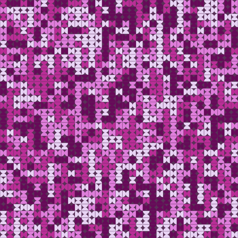 Mid-Century pattern #124 static NFT preview