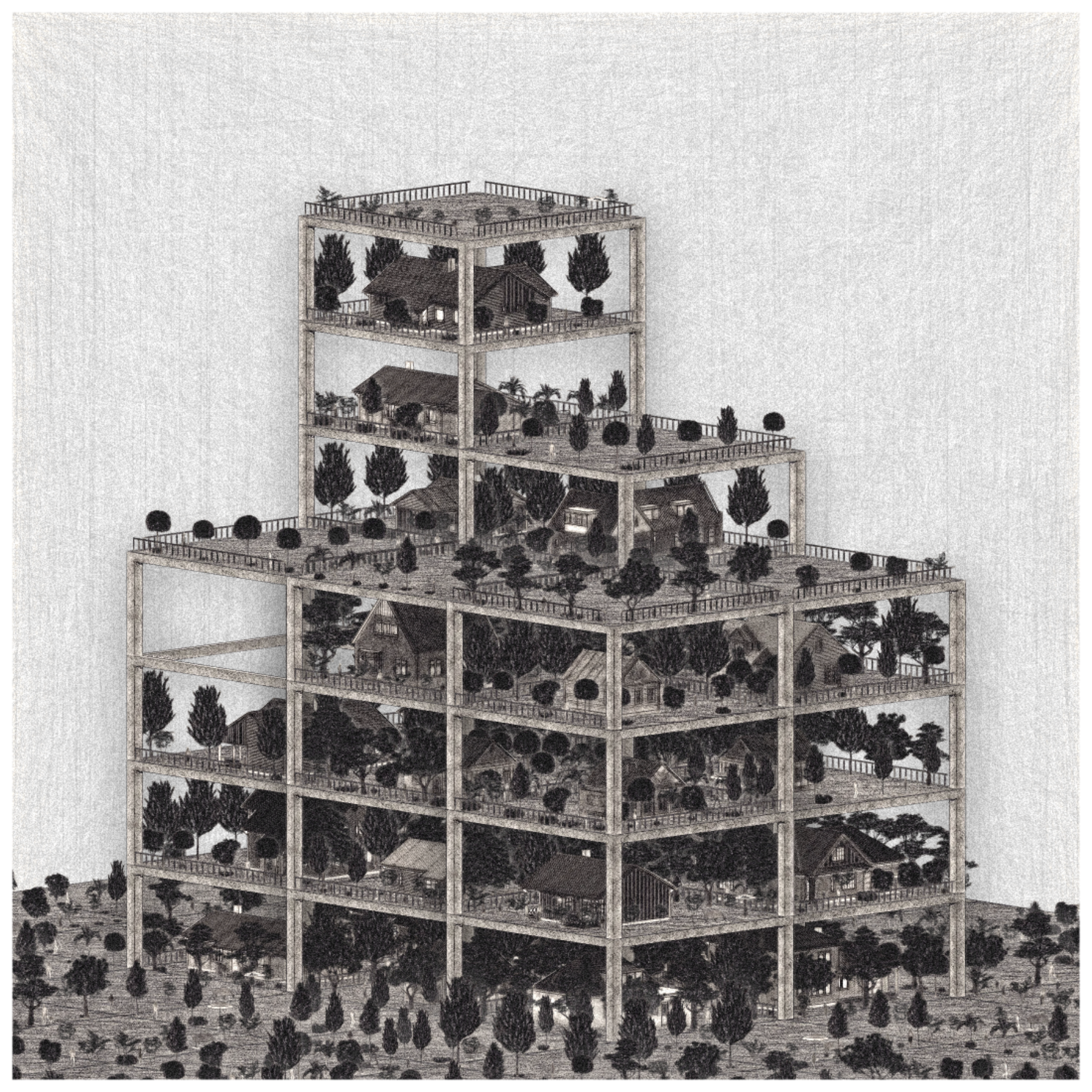 Highrise of Homes #160 static NFT preview
