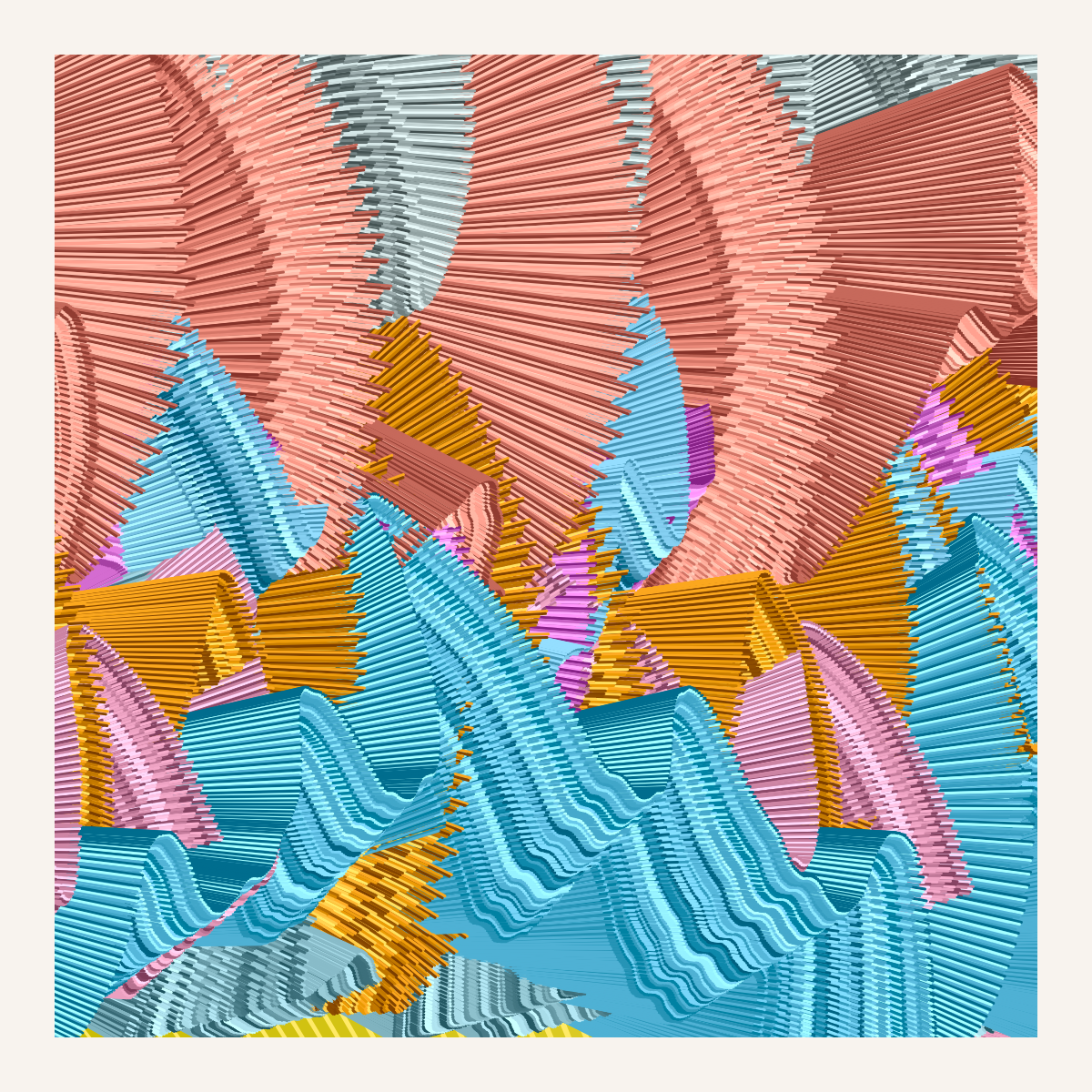 Colorama: Algorithmic Study #124 static NFT preview