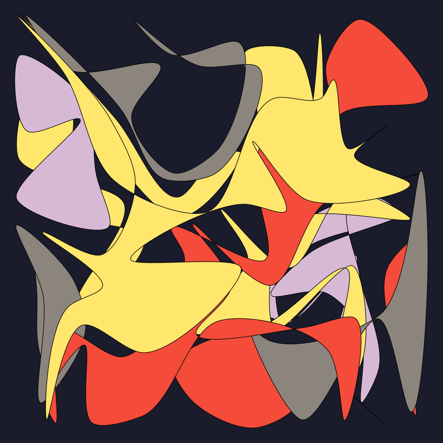 Geometric colorful shapes 2 (Free edition) #84 static token preview