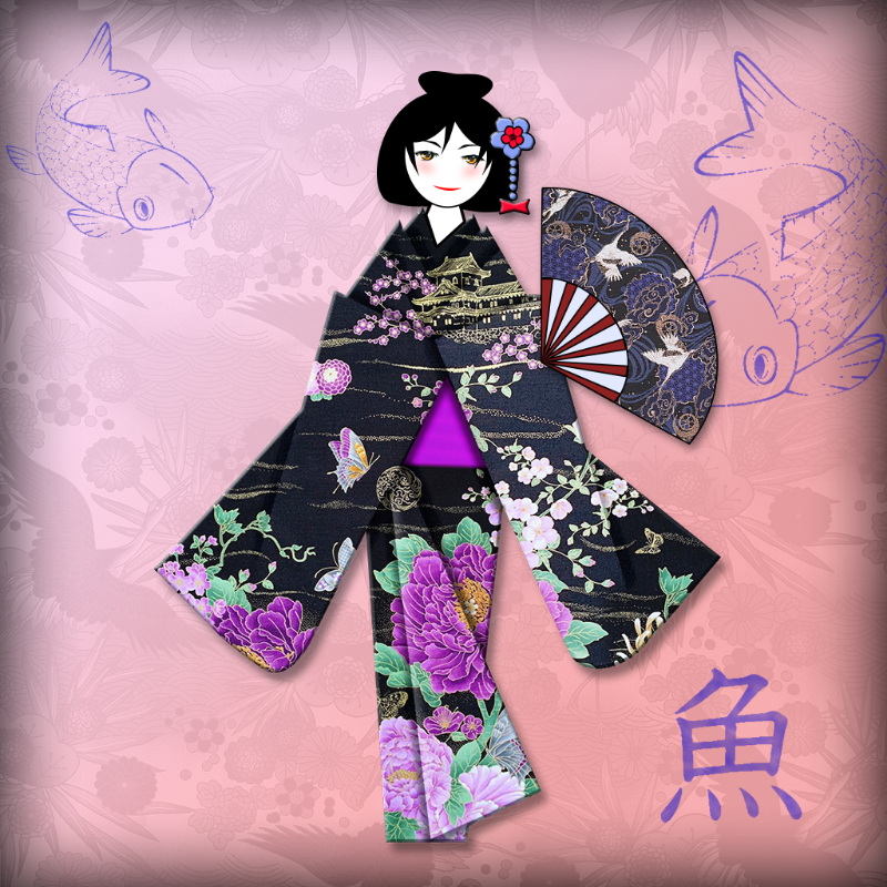 Origami Girls #94 static NFT preview