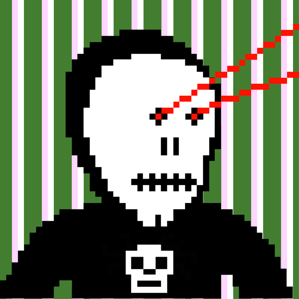 PIXEL SKULLETTI 1 #1 static token preview