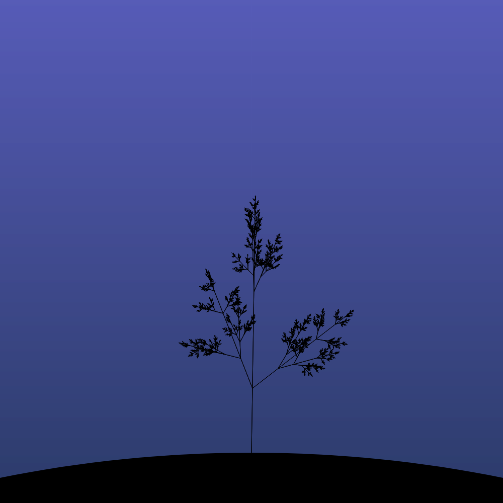 Fractal-Lsystem Tree #2 static token preview