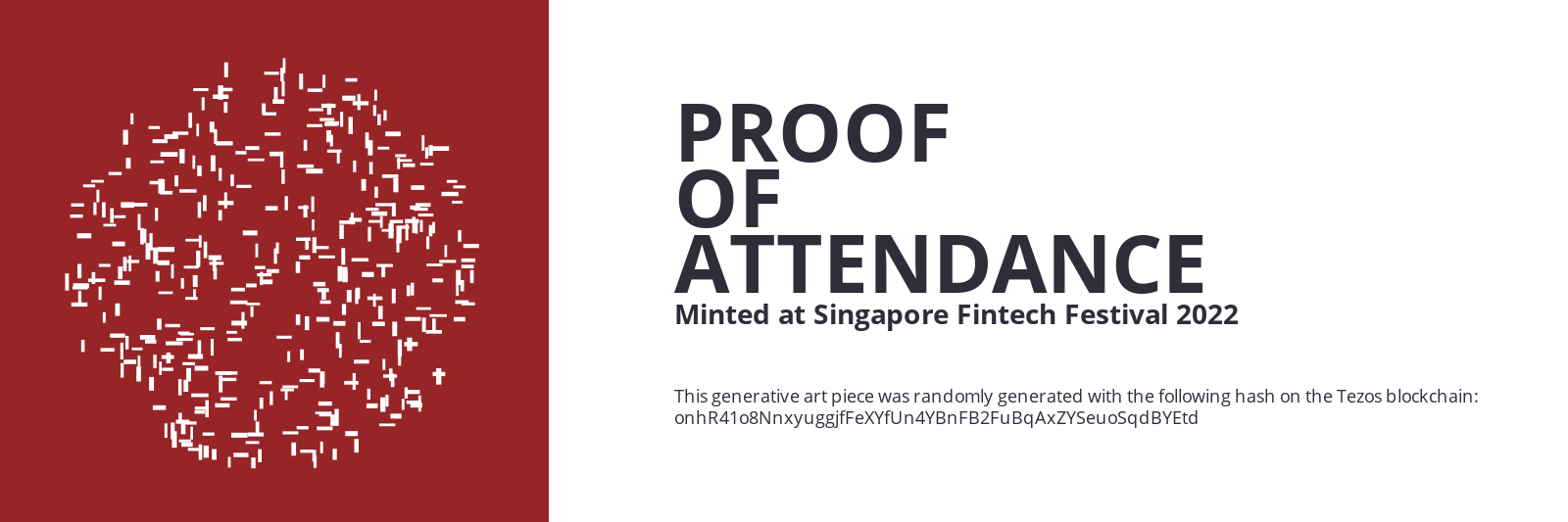 SFF2022 Proof of Attendance Token #2436 static token preview
